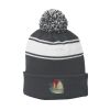 Stripe Pom Pom Beanie Thumbnail
