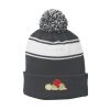 Stripe Pom Pom Beanie Thumbnail