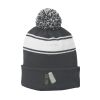 Stripe Pom Pom Beanie Thumbnail