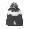 Stripe Pom Pom Beanie Thumbnail