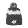Stripe Pom Pom Beanie Thumbnail
