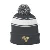 Stripe Pom Pom Beanie Thumbnail