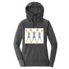 Ladies Tri Blend Fleece Pullover Hoodie Thumbnail