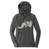 Ladies Tri Blend Fleece Pullover Hoodie Thumbnail