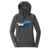 Ladies Tri Blend Fleece Pullover Hoodie Thumbnail