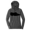 Ladies Tri Blend Fleece Pullover Hoodie Thumbnail