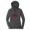 Ladies Tri Blend Fleece Pullover Hoodie Thumbnail