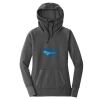 Ladies Tri Blend Fleece Pullover Hoodie Thumbnail
