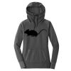 Ladies Tri Blend Fleece Pullover Hoodie Thumbnail