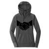 Ladies Tri Blend Fleece Pullover Hoodie Thumbnail