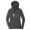 Ladies Tri Blend Fleece Pullover Hoodie Thumbnail
