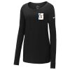 Ladies Core Cotton Long Sleeve Scoop Neck Tee Thumbnail