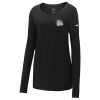 Ladies Core Cotton Long Sleeve Scoop Neck Tee Thumbnail