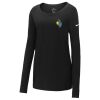 Ladies Core Cotton Long Sleeve Scoop Neck Tee Thumbnail
