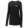 Ladies Core Cotton Long Sleeve Scoop Neck Tee Thumbnail
