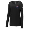 Ladies Core Cotton Long Sleeve Scoop Neck Tee Thumbnail