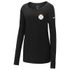 Ladies Core Cotton Long Sleeve Scoop Neck Tee Thumbnail