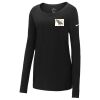Ladies Core Cotton Long Sleeve Scoop Neck Tee Thumbnail