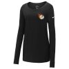 Ladies Core Cotton Long Sleeve Scoop Neck Tee Thumbnail