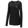 Ladies Core Cotton Long Sleeve Scoop Neck Tee Thumbnail