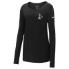 Ladies Core Cotton Long Sleeve Scoop Neck Tee Thumbnail