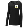 Ladies Core Cotton Long Sleeve Scoop Neck Tee Thumbnail