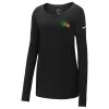 Ladies Core Cotton Long Sleeve Scoop Neck Tee Thumbnail