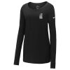 Ladies Core Cotton Long Sleeve Scoop Neck Tee Thumbnail