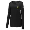 Ladies Core Cotton Long Sleeve Scoop Neck Tee Thumbnail