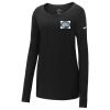Ladies Core Cotton Long Sleeve Scoop Neck Tee Thumbnail