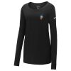Ladies Core Cotton Long Sleeve Scoop Neck Tee Thumbnail