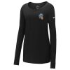 Ladies Core Cotton Long Sleeve Scoop Neck Tee Thumbnail