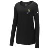 Ladies Core Cotton Long Sleeve Scoop Neck Tee Thumbnail