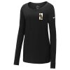Ladies Core Cotton Long Sleeve Scoop Neck Tee Thumbnail