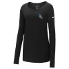 Ladies Core Cotton Long Sleeve Scoop Neck Tee Thumbnail
