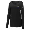 Ladies Core Cotton Long Sleeve Scoop Neck Tee Thumbnail
