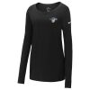 Ladies Core Cotton Long Sleeve Scoop Neck Tee Thumbnail