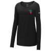 Ladies Core Cotton Long Sleeve Scoop Neck Tee Thumbnail