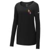 Ladies Core Cotton Long Sleeve Scoop Neck Tee Thumbnail