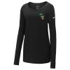 Ladies Core Cotton Long Sleeve Scoop Neck Tee Thumbnail