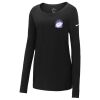 Ladies Core Cotton Long Sleeve Scoop Neck Tee Thumbnail
