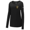 Ladies Core Cotton Long Sleeve Scoop Neck Tee Thumbnail