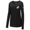 Ladies Core Cotton Long Sleeve Scoop Neck Tee Thumbnail