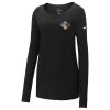 Ladies Core Cotton Long Sleeve Scoop Neck Tee Thumbnail