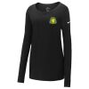 Ladies Core Cotton Long Sleeve Scoop Neck Tee Thumbnail