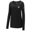 Ladies Core Cotton Long Sleeve Scoop Neck Tee Thumbnail