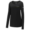 Ladies Core Cotton Long Sleeve Scoop Neck Tee Thumbnail