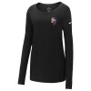 Ladies Core Cotton Long Sleeve Scoop Neck Tee Thumbnail