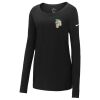 Ladies Core Cotton Long Sleeve Scoop Neck Tee Thumbnail