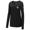 Ladies Core Cotton Long Sleeve Scoop Neck Tee Thumbnail